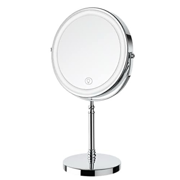 Lighted Double-sided High Definition Makeup Mirror - Picture 1 of 9